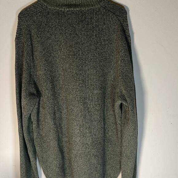 GH BASS & CO MEN'S Heavy FLEECE PULLOVER SWEATER SZ L - Picture 7 of 7